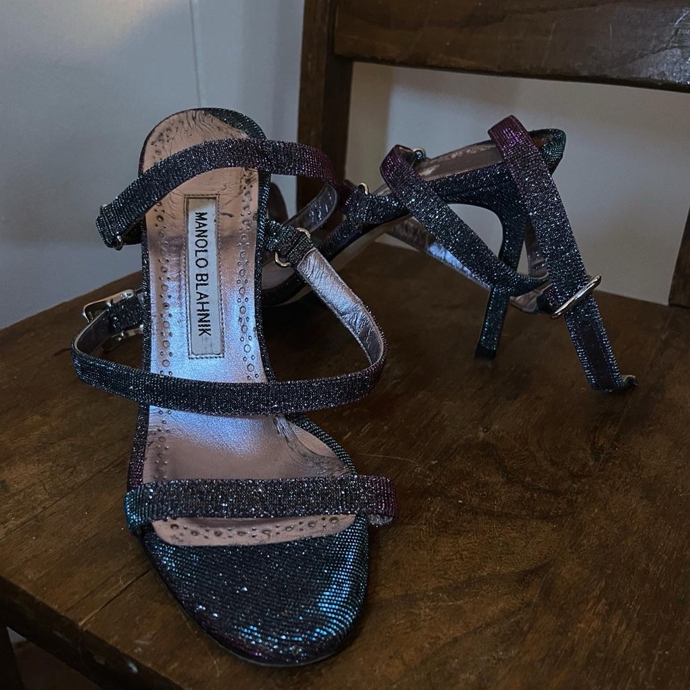 Manolo Blanhik Strappy Sandals (36.5)